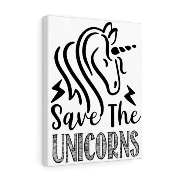 Scripture Canvas Save The Unicorns Christian Meaningful Framed Prints, Canvas Paintings - Image 4