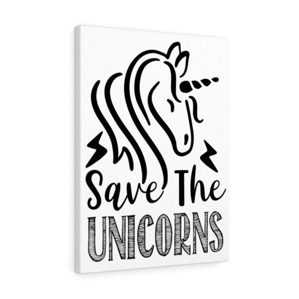 Scripture Canvas Save The Unicorns Christian Meaningful Framed Prints, Canvas Paintings - Image 6