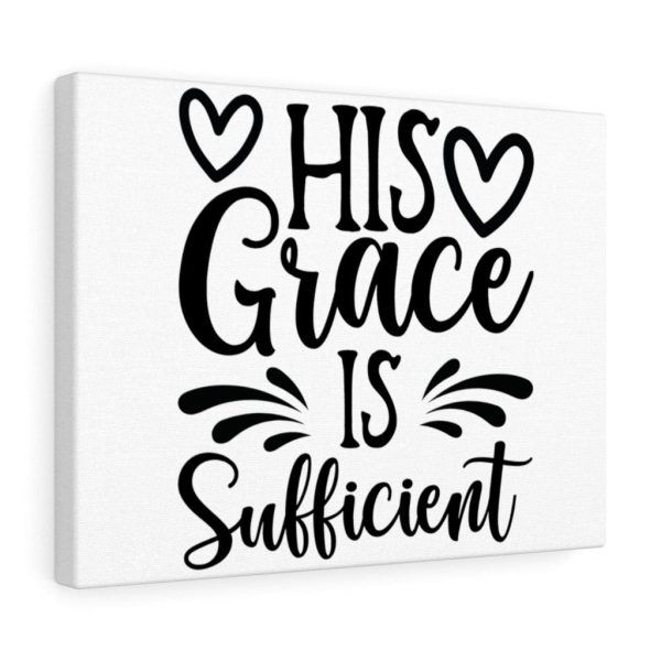 Scripture Canvas His Grace Is Sufficient Christian Meaningful Framed Prints, Canvas Paintings - Image 6