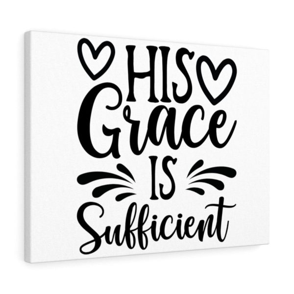 Scripture Canvas His Grace Is Sufficient Christian Meaningful Framed Prints, Canvas Paintings - Image 8