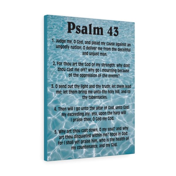 Scripture Canvas Judge Me Psalm 43 Christian Bible Verse Meaningful Framed Prints, Canvas Paintings - Image 5