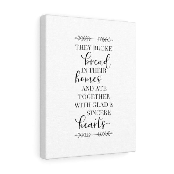 Scripture Canvas Together with Glad & Sincere Christian Bible Verse Meaningful Framed Prints, Canvas Paintings - Image 3