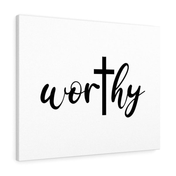 Scripture Canvas Worthy Christian Bible Verse Meaningful Framed Prints, Canvas Paintings - Image 2