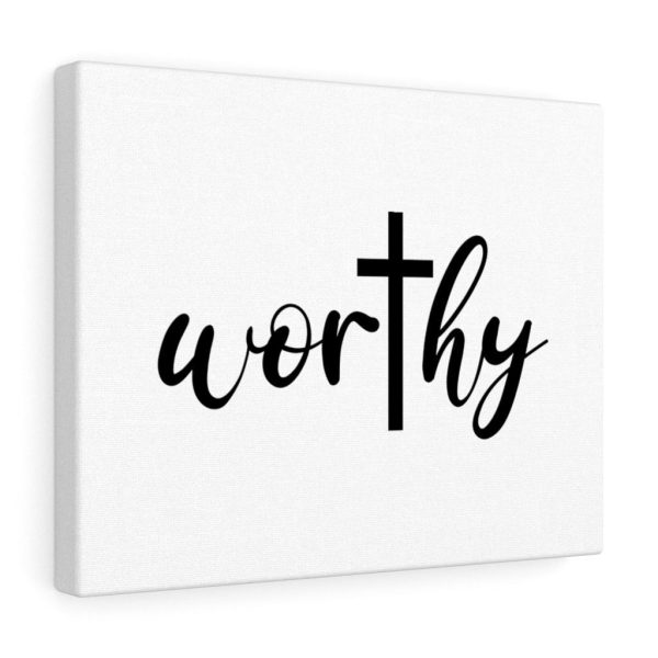 Scripture Canvas Worthy Christian Bible Verse Meaningful Framed Prints, Canvas Paintings - Image 3