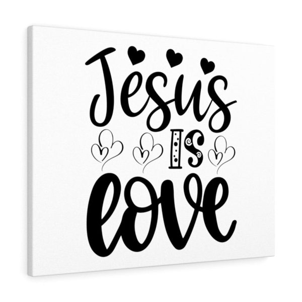 Scripture Canvas Jesus Is Love Christian Meaningful Framed Prints, Canvas Paintings - Image 2