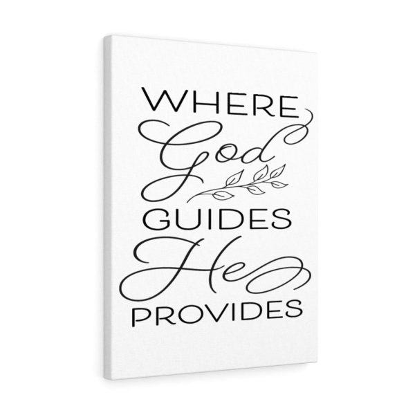 Scripture Canvas God Guides He Christian Meaningful Framed Prints, Canvas Paintings - Image 4