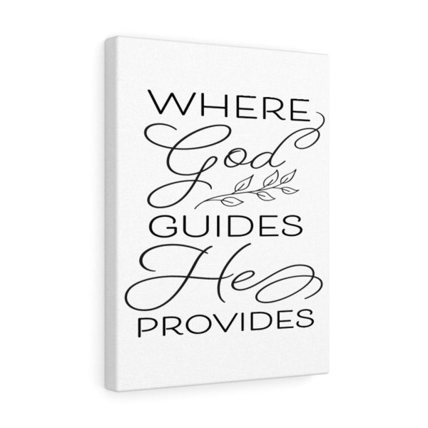 Scripture Canvas God Guides He Christian Meaningful Framed Prints, Canvas Paintings - Image 3