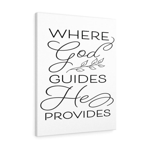 Scripture Canvas God Guides He Christian Meaningful Framed Prints, Canvas Paintings