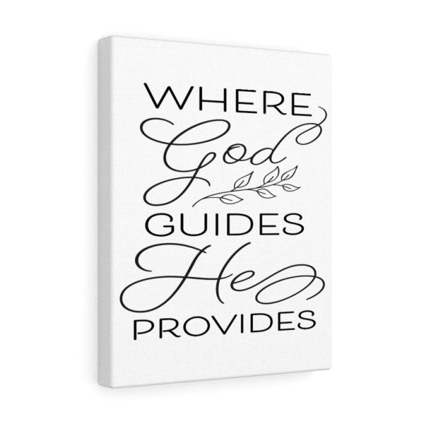 Scripture Canvas God Guides He Christian Meaningful Framed Prints, Canvas Paintings - Image 2