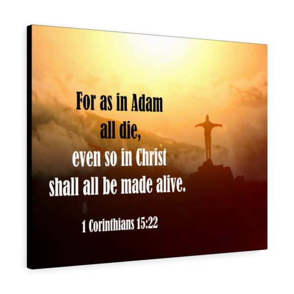 Bible Verse Canvas All Be Made Alive 1 Corinthians 15:22 Christian Framed Prints, Canvas Paintings