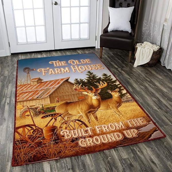 The Olde Farm House Build From The Ground Up Rug Round Floor Mat Room