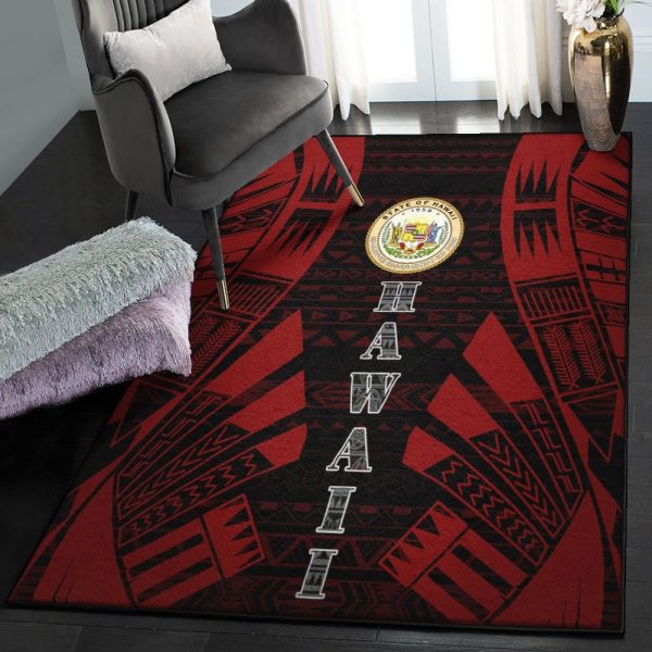 Hawaii Beach Carpet Hawaii Rug Rectangle Rugs Washable Area Rug Non-Slip Carpet For Living Room Bedroom