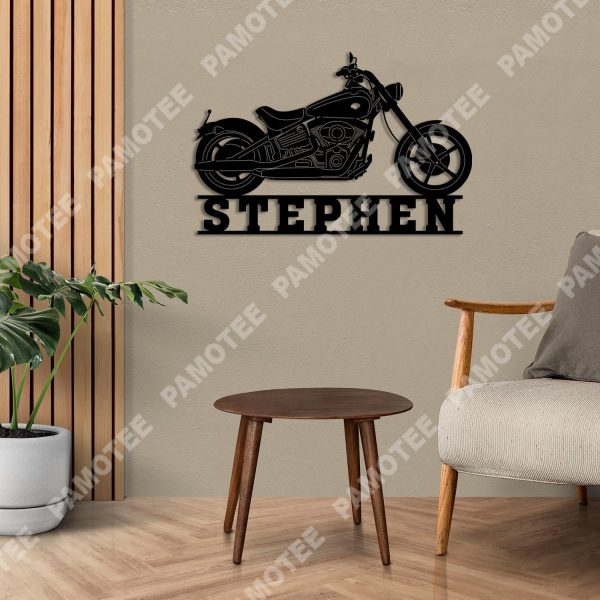 Custom Motorcycle Steel Art, Metal Wall Hanging, Father's Day Gift, Me - Image 2