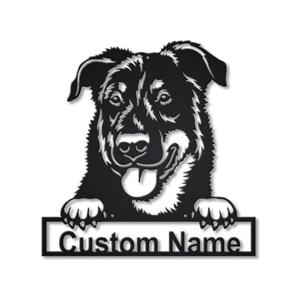 Personalized Beauceron Dog Metal Sign Art, Custom Beauceron Dog Metal