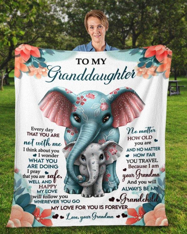 Gift Blanket For Granddaughter From Grandma- You'Ll Always Be My Grand