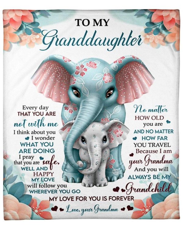 Gift Blanket For Granddaughter From Grandma- You'Ll Always Be My Grand - Image 2