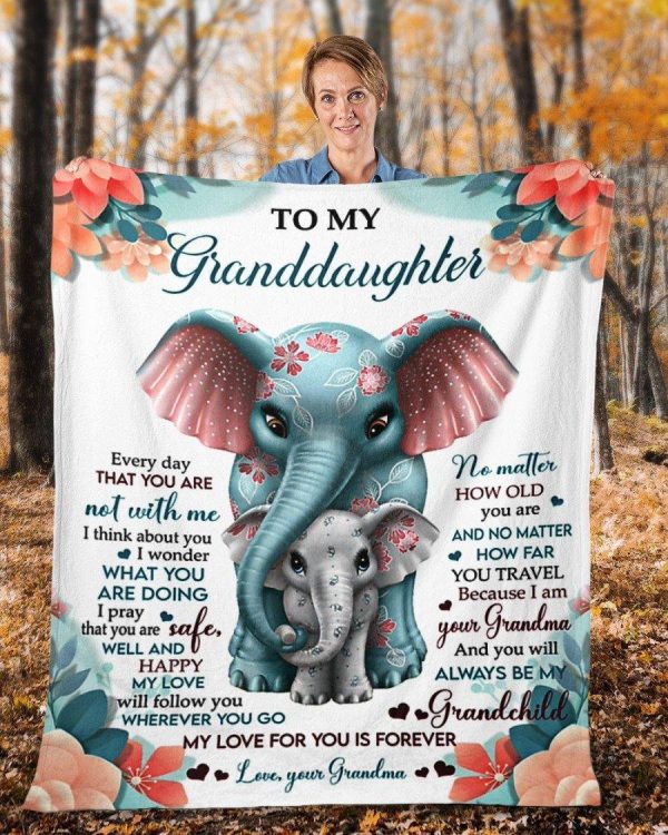 Gift Blanket For Granddaughter From Grandma- You'Ll Always Be My Grand - Image 3