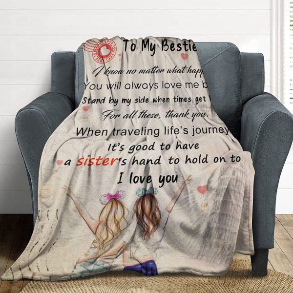 Personalized Blankets To My Sister Blanket Sisters, Gifts from Sister - Image 7