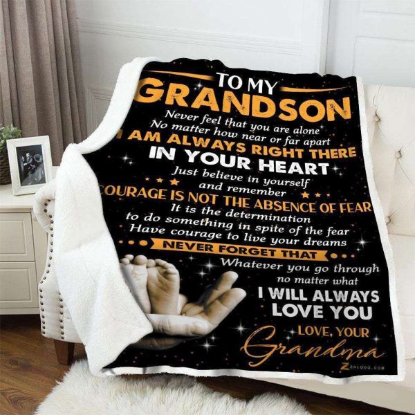 I?ll Always Love You Giving Grandson Blanket