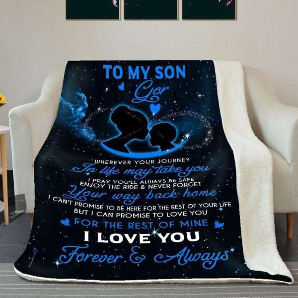 I Love You Forever And Always Giving Son Gor Blanket