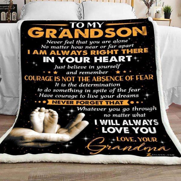 I?ll Always Love You Giving Grandson Blanket - Image 2