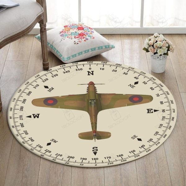 Hurricane Living Room Round Mat Circle Rug Hawker Hurricane