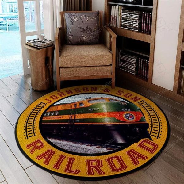 Personalize Minneapolis And St Louis Round Mat Round Floor Mat Room Rugs Carpet Outdoor Rug Washable Rugs - Image 2