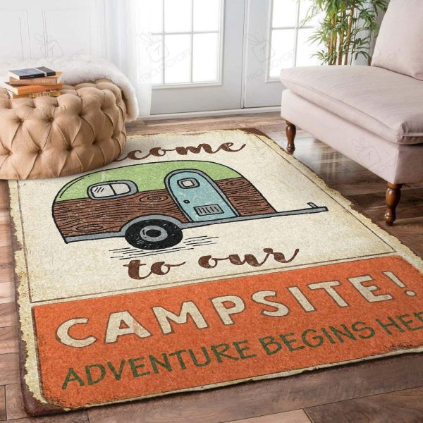 Camper Area Rugs For Living Room Rectangle Rug Bedroom Rugs Carpet Flooring Gift RS135738|Rosabella Print