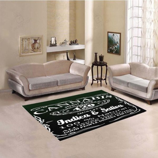 Cannabis High Time Area Rugs For Living Room Rectangle Rug Bedroom Rugs Carpet Flooring Gift RS135803|Rosabella Print