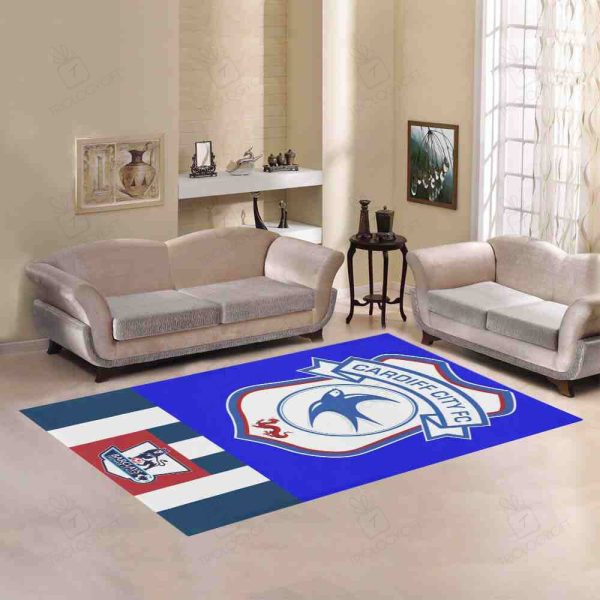 Cardiff City Football Club Area Rugs For Living Room Rectangle Rug Bedroom Rugs Carpet Flooring Gift RS135872|Rosabella Print