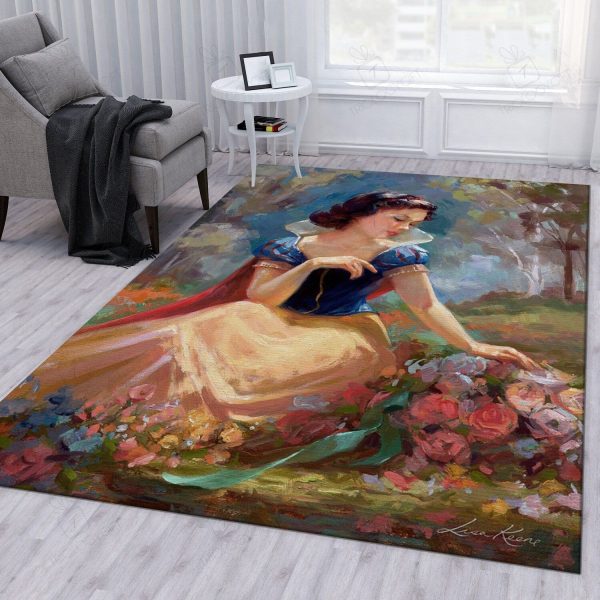 Gathering Flowers Rectangle Rug Decor Area Rugs For Living Room Bedroom Kitchen Rugs Home Carpet Flooring Rs014308 Print