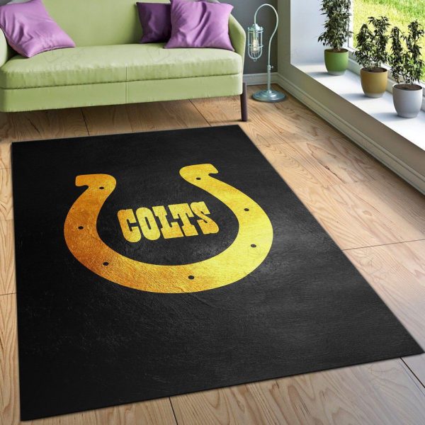 Indiana Colts Nfl Bedroom Rectangle Rug Decor Area Rugs For Living Room Bedroom Kitchen Rugs Home Carpet Flooring Rs016514 Print