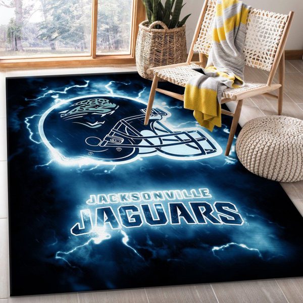 Jacksonville Jaguars Nfl Rectangle Rug Decor Area Rugs For Living Room Bedroom Kitchen Rugs Home Carpet Flooring Rs016752 Print