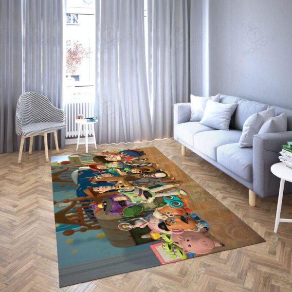 Toy Story Rugs Bedroom Carpet 5 Rectangle Area Rugs Carpet For Living Room, Bedroom, Kitchen Rugs, Non-Slip Carpet Rp126560 Print