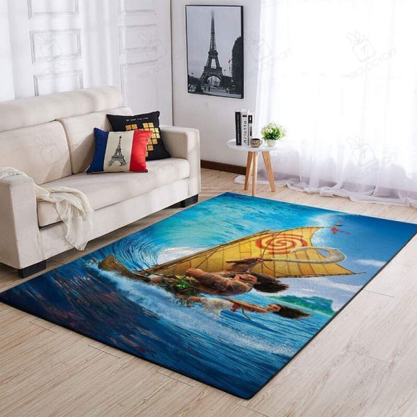 Moana Area Rectangle Area Rugs Carpet For Living Room, Bedroom, Kitchen Rugs, Non-Slip Carpet Rp122540 Print